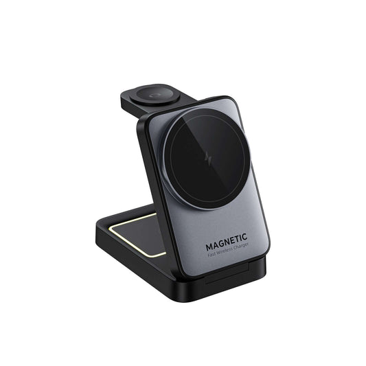 Fast-charging Multi-function Magnetic Wireless Phone Charger