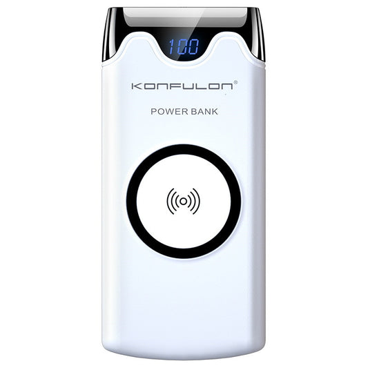 Power Bank Hand-cranked Digital Display Wireless Charging