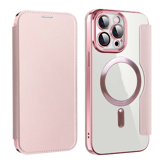 Magnetic Card Wireless Charger Wallet Phone Case