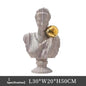 Modern Light Luxury Cut Female Character Art Sculpture Crafts Ornaments